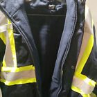 Hi-vis Reflective Bomber Jacket Insulated Safety Road Work Fleece Liner