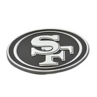 New Nfl San Francisco 49ers Auto Car Truck Heavy Duty Real Chrome Metal Emblem