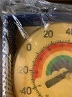 Vintage 1992 Nos Sunbeam Rainbow Wall Thermometer 8  Usa Retro Outdoor Accessory