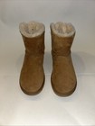 Ugg Classic Mini Bailey Splatter Bow Ii Chestnut Water Resistant Boot Us 8
