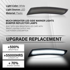 4x Led Side Marker Lights Front Rear Set For Chevy Camaro Ls Lt Ss Zl1 2016-2024