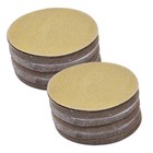 High Quality No-hole Sand Paper 100 Pack 5  120 Grit Hook Loop Pads Sanding Disc