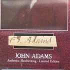 John Adams Handwritten Autograph Removed From A Beckett Document Signed