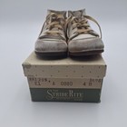 Stride Rite   Baby 4 B Shoes Vintage White Leather Original Box