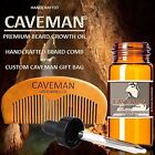 Caveman Facial Hair Growth Oil Grow Fast Mustache Beard Growth Sideburns   Brush