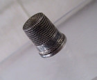 Antique Vintage Simons Bros Sterling Silver Fluted Octagon Thimble 1889 Patent
