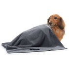 Pet Drying Coat Dog Dry Fast Bathrobe Towel Super Absorbent Pet Bath Robe Towel