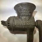 Antique Cast Iron Universal Hand Crank Food Chopper