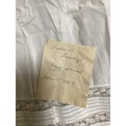 Antique 1906 Edwardian Baby Doll Gown White Cotton Heirloom Christening Dress