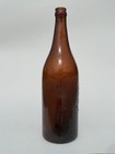 Pabst Milwaukee Embossed Beer With Leaf In Ring  Quart Size Amber Pre-pro Bottle