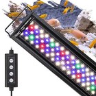 18w Aquarium Led Light Adjustable Timer Brightness 7 Colors 24 7 Modes New