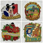 Very Rare   Rare Adventures By Disney Pin Badge - Seine River Cruise  8 Pieces 