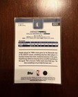 Dwight Powell  223 Aqua Basketball Refractor  199 - Brand New