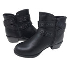 So Youth Girl s Samantha Zip Up Fashion Comfort Ankle Boots Black Size 1 118n