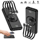 900000mah Portable Power Bank Wireless Charger Fast Charging External Battery