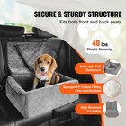 Dog Booster Car Seat Pet Car Seat For Small Medium Dog Up To 40 Lbs Gray