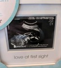Pearhead Sonogram Picture Frame Love At First Sight Baby Ultrasound Photo New