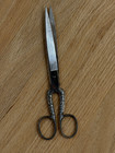 Antique E  Fliess Solingen Germany Tailor Sewing Embroidery Scissors Ornate 8 