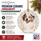 Caroline s Treasures Australian Shepherd Red Merle Tricolor Christmas Ornament