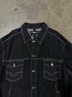 90s Vintage Rare Wu Wear Wu Tang Black Denim Jacket Size 2xl Hip Hop Rap