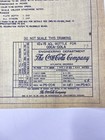 1963 Coca-cola Bottle Original Factory Engineering Blueprint Drawing Ps-401