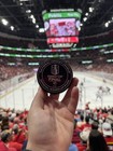 Florida Panthers Vs Edmonton Oilers Warm Up Used Puck Stanley Cup Final Gm 4