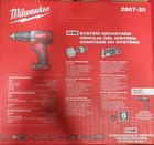 New Milwaukee M18 18v Li-ion 1 2   Cordless Compact Hammer Drill 2607-20