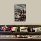 American Revolutionary Vintage Oil Painting Canvas Print Poster Canvas Wall Art