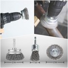 10 Pack Wire Brush For Drill  Carbon Steel Wire Wheel Brush  Cup Brush  Pen