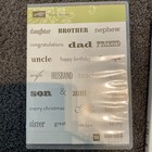 Stampin Up Rubber Stamps Lot Of 13 With Bonus    New 