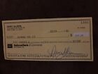 Davey Allison  28 Nascar Signed Autographed Check Ray Fox 1992 Hueytown Al