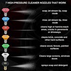 Pressure Washer Tips Universal Nozzle Black 