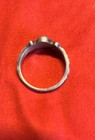 Ww2 German Skull And Bones Silver Ring With Engraved 800 crown anchor