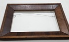 Antique Primitive Eastlake Style Walnut Ogee Picture Frame Fits 14 By 10