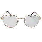 6086   Round Blue Light Blocking Clear Lens Glasses - Non Prescription