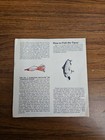 Vintage Fred Arbogast Fishing Catalog 6  X 6 