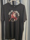 Daryl Hall   John Oates T Shirt Sz Xl Black  White  Maroon - Vintage