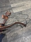 Vintage Medium Metal Dog Muzzle Basket Style Lightweight - Decor Or Prop - As Is