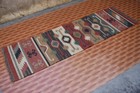 2 6x8 Ft Colorful Jute Rug Flat Weave Multicolor Jute Hand Woven Rug Kilim