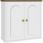 Wall Mounted Storage Cabinet Adjustable Organizer Bathroom Kitchen Living Room