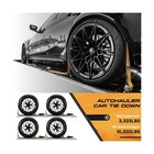 Auto Hauler Car Tie Down Straps For Trailers-4 Pack-104 Inch-swivel J Hooks     