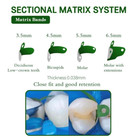 Dental Non-stick Matrix Bands Ptfe Coat Sectional Contoured Metal Matrices Band