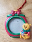1997 Winnie The Pooh Baby   s First Christmas Photo Frame     Disney Ornament