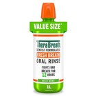 Fresh Breath Mouthwash  Mild Mint Flavor  1 Liter - Long-lasting Oral Care