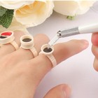 Hipifans Disposable Tattoo Pigment Rings 100pcs For Makeup   Eyelash