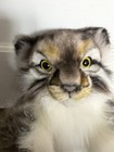 Hansa Creation Pallas Cat Manul Hand Puppet Realistic Plush Stuffed Animal