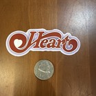 Heart Rock Band Logo Sticker Iconic 70s Classic Rock Band Wa For Laptops New 