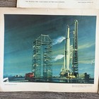 Vintage North American Aviation Aerospace Rocket   Missile Prints Lot Of 4 Nasa