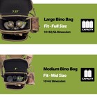 Binocular Harness Chest Pack With Rangefinder Pouch   Rain Cover For Hunting Gea