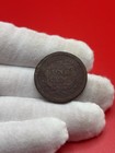 1850 Braided Hair Large Cent  damaged But Excellent Detail 